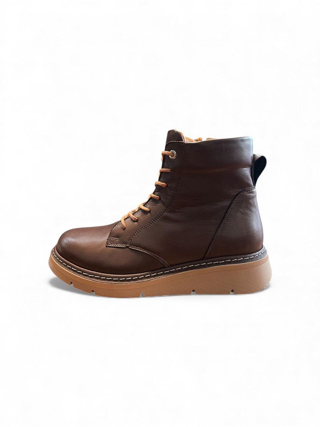Begoria 'Vigo' – Lightweight Genuine Leather Walking Boots Brown Begoria