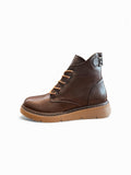 Begoria 'Heritage' – Premium Leather Boots with Buckle Detail Brown Begoria