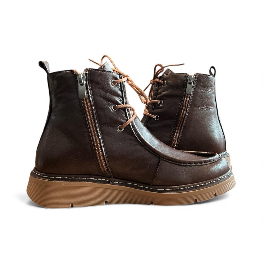 Begoria 'SoftStep' – High-Top Leather Moccasins Begoria