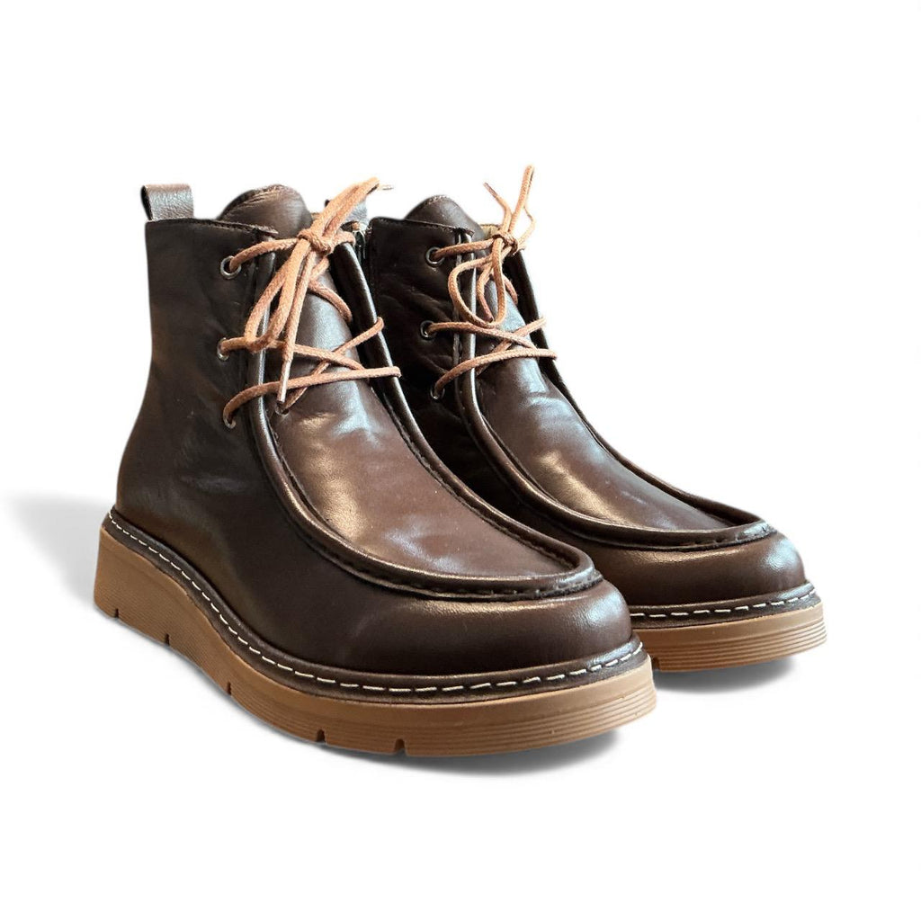 Begoria 'SoftStep' – High-Top Leather Moccasins Begoria