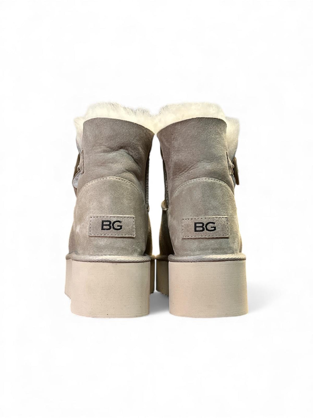 Begoria 'Sky' – Suede Platform Boots with Shearling Begoria