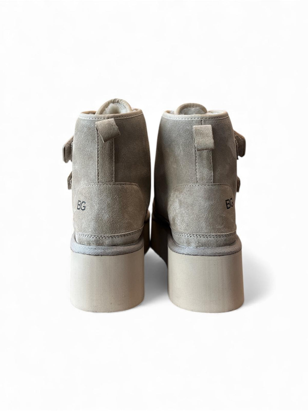 Begoria 'Nova' – Suede Platform Boots with Easy-Closure Begoria