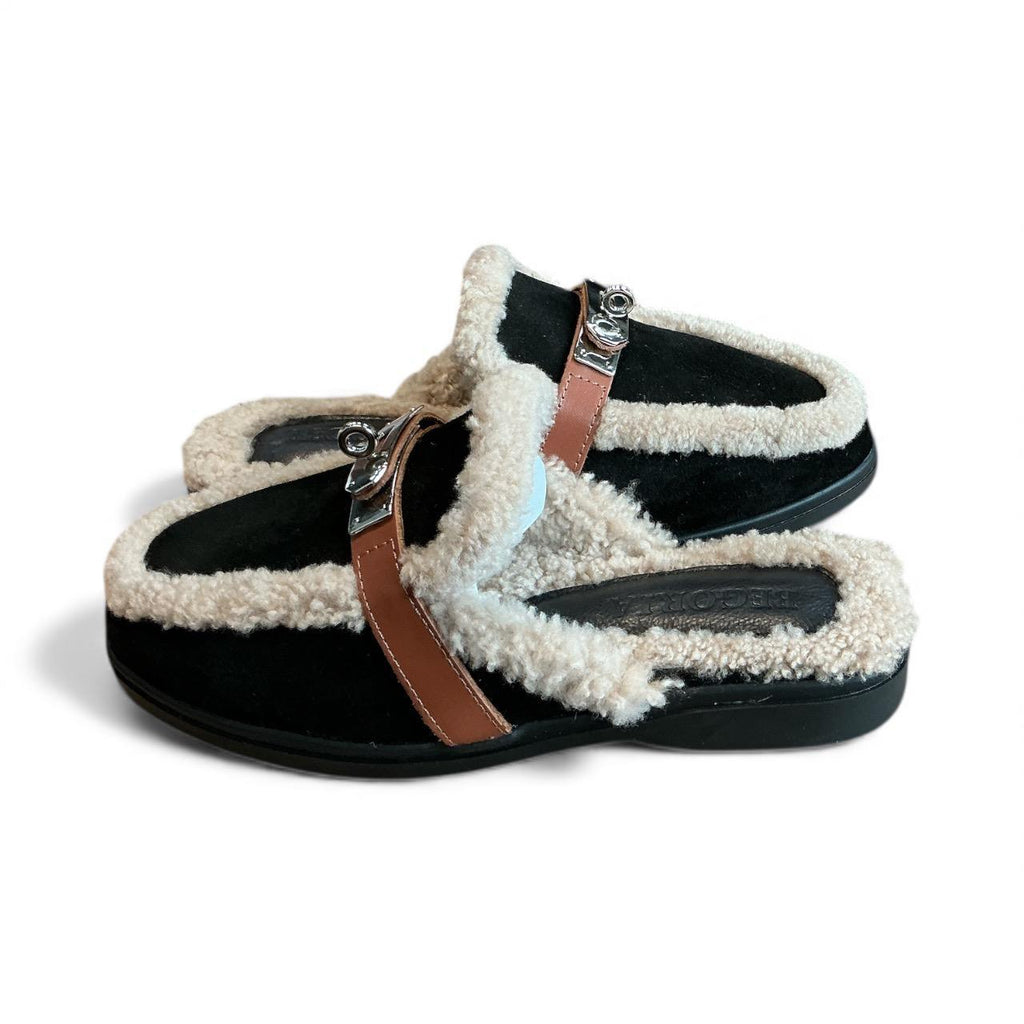 Begoria 'SoftStep' – Warm Mules with Fleece Lining Begoria