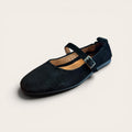 Begoria Celeste Suede Mary Jane Ballerinas