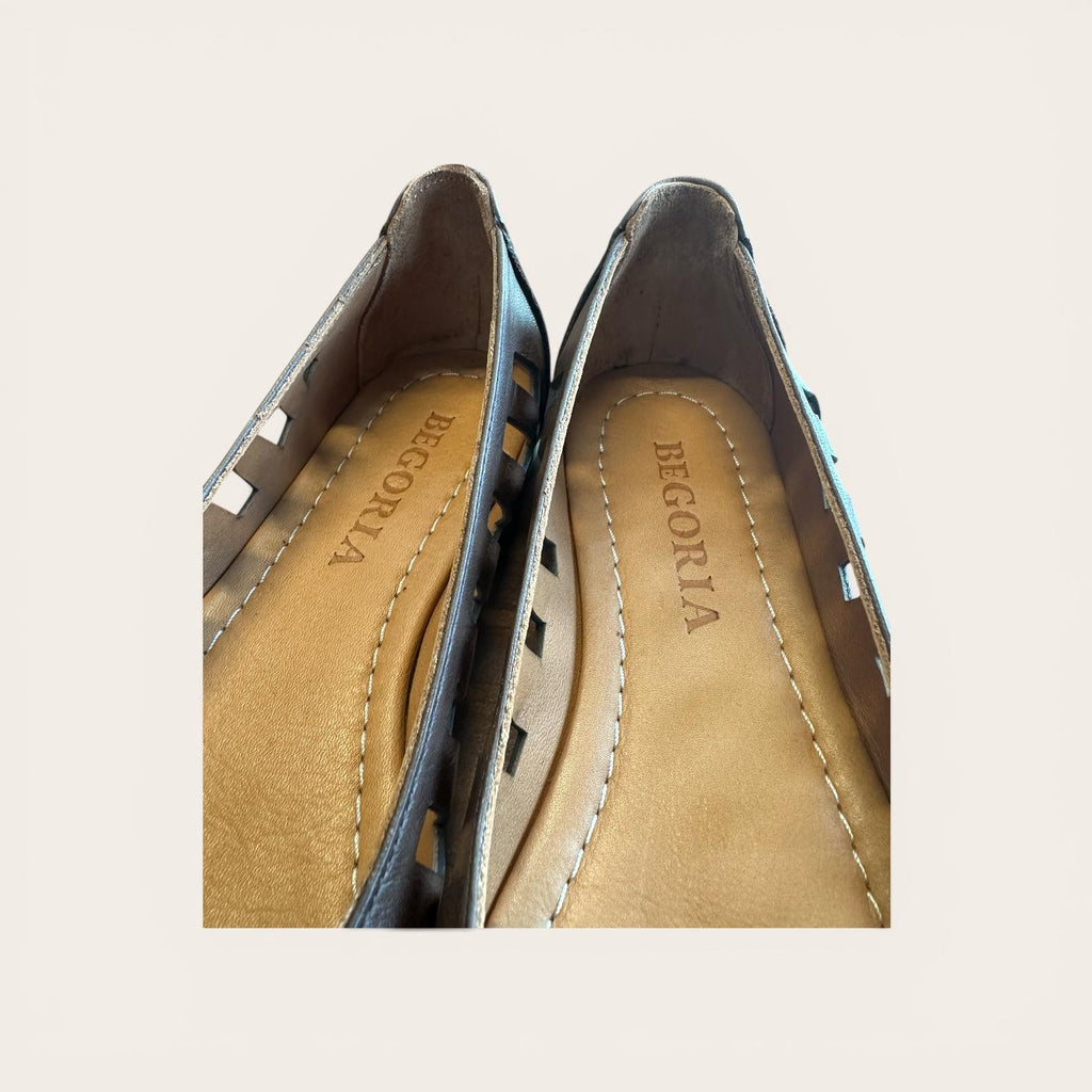Begoria Fiorella - Breathable Cut-Out Women Leather Flats