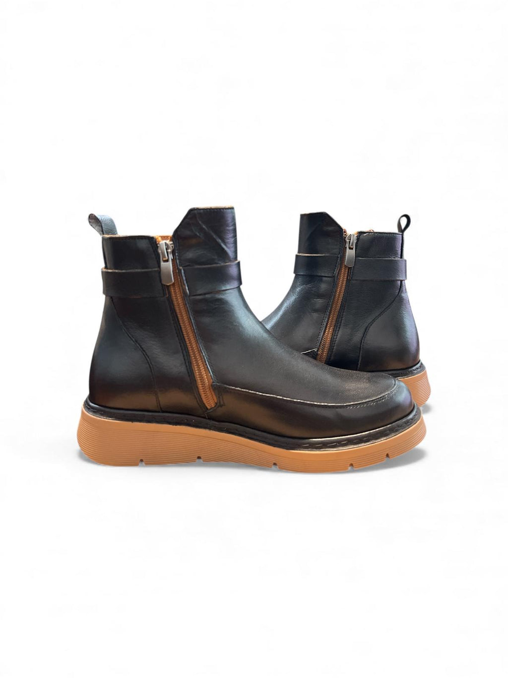 Begoria 'Urban' – City Leather Boots with Buckle Begoria