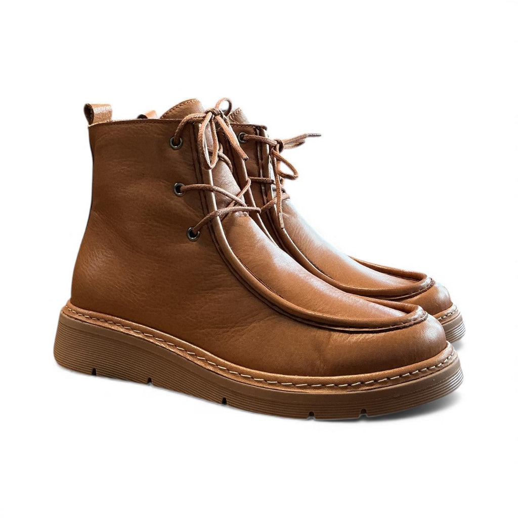 Begoria 'SoftStep' – High-Top Leather Moccasins Begoria