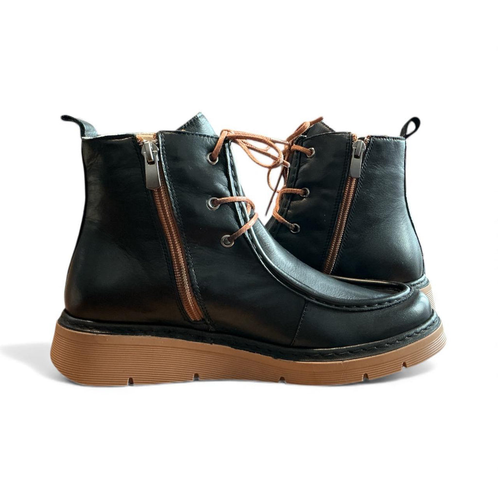 Begoria 'SoftStep' – High-Top Leather Moccasins Begoria