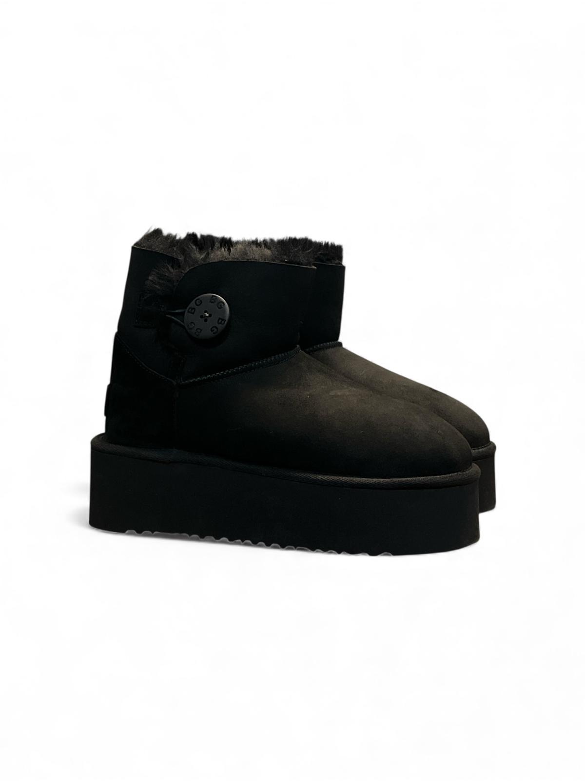 Begoria 'Sky' – Suede Platform Boots with Shearling Begoria