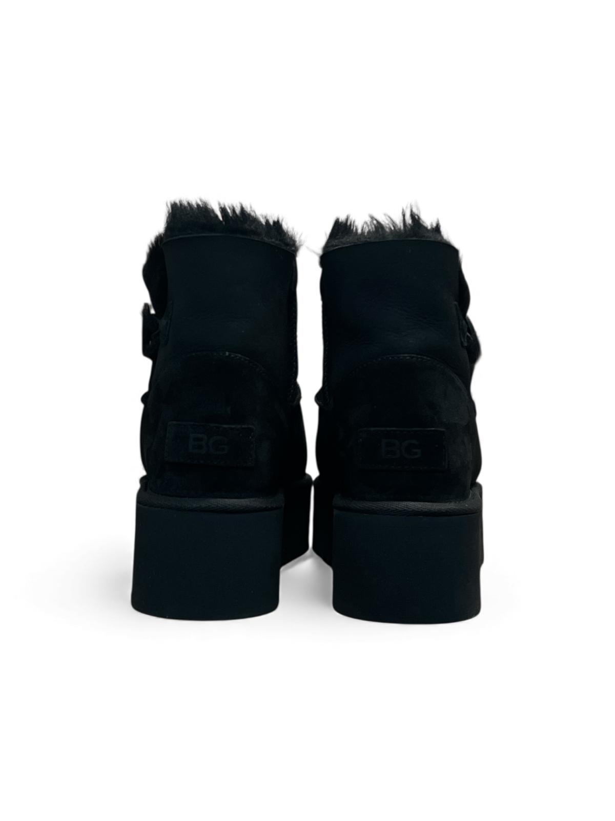 Begoria 'Sky' – Suede Platform Boots with Shearling Begoria