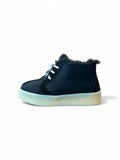 Begoria 'Nordic' – Shearling Lace-Up Boots with Lightweight Sole Black Begoria