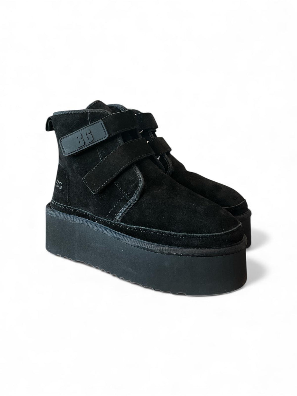 Begoria 'Nova' – Suede Platform Boots with Easy-Closure Begoria