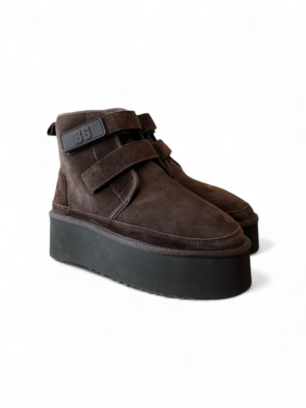 Begoria 'Nova' – Suede Platform Boots with Easy-Closure Begoria