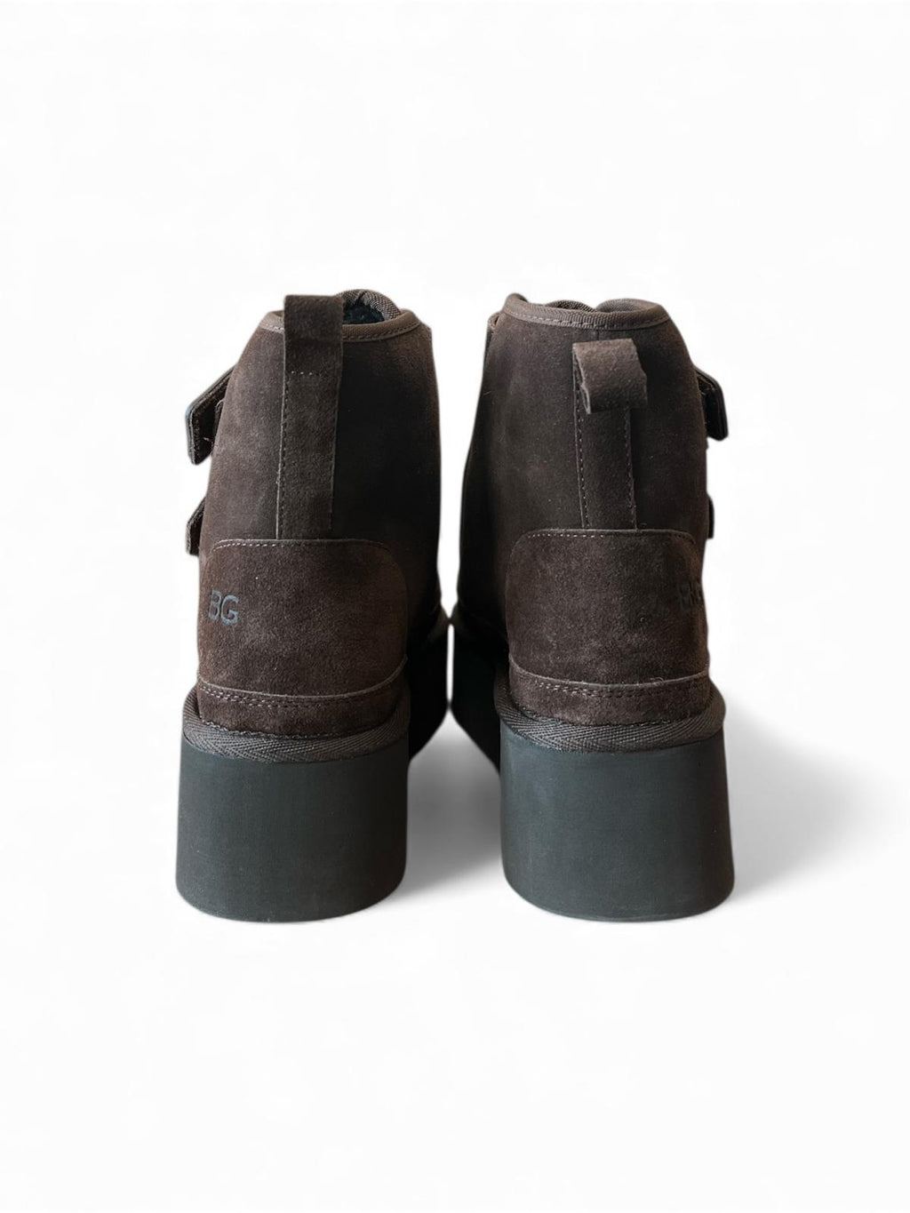 Begoria 'Nova' – Suede Platform Boots with Easy-Closure Begoria