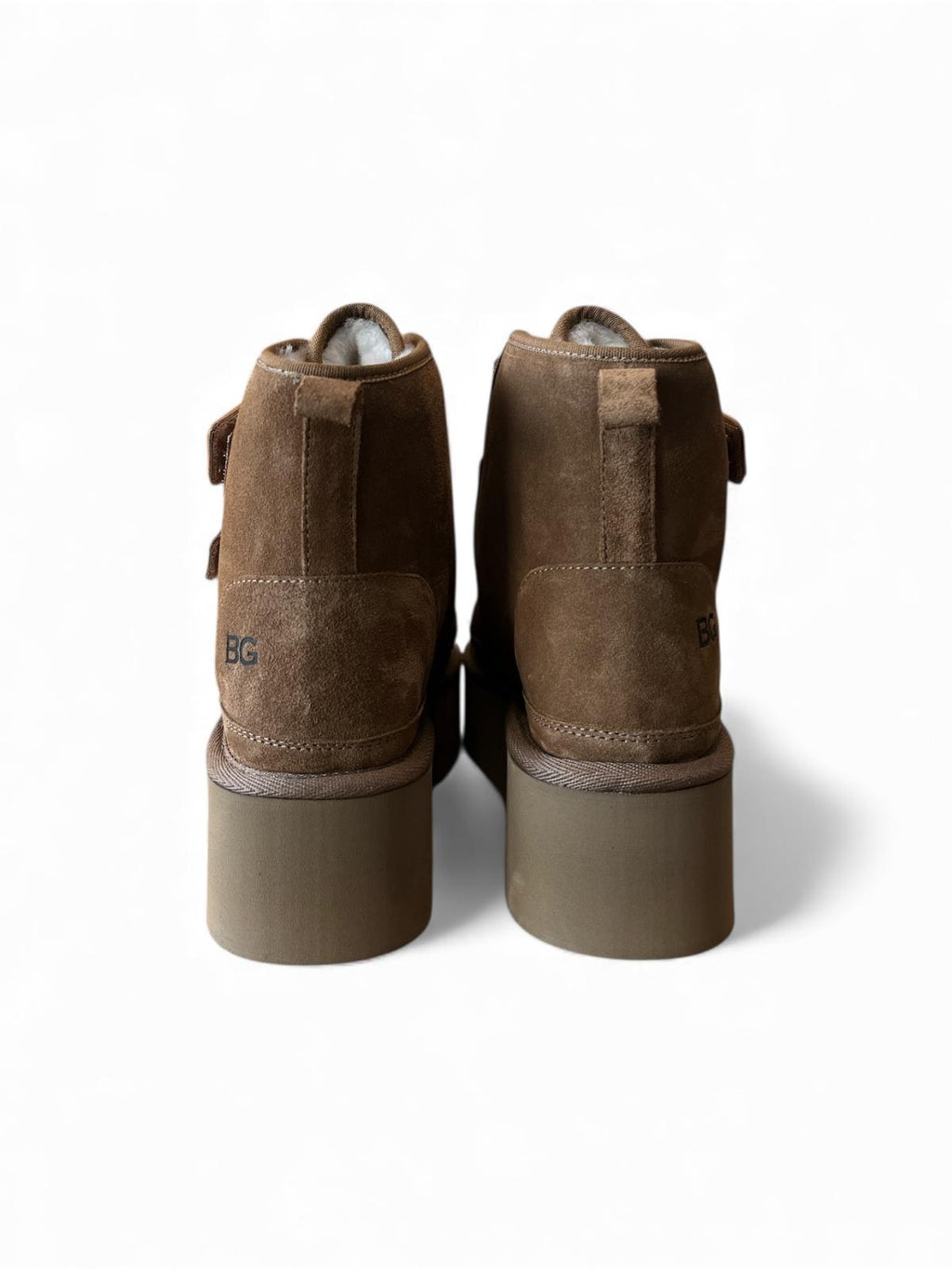 Begoria 'Nova' – Suede Platform Boots with Easy-Closure Begoria