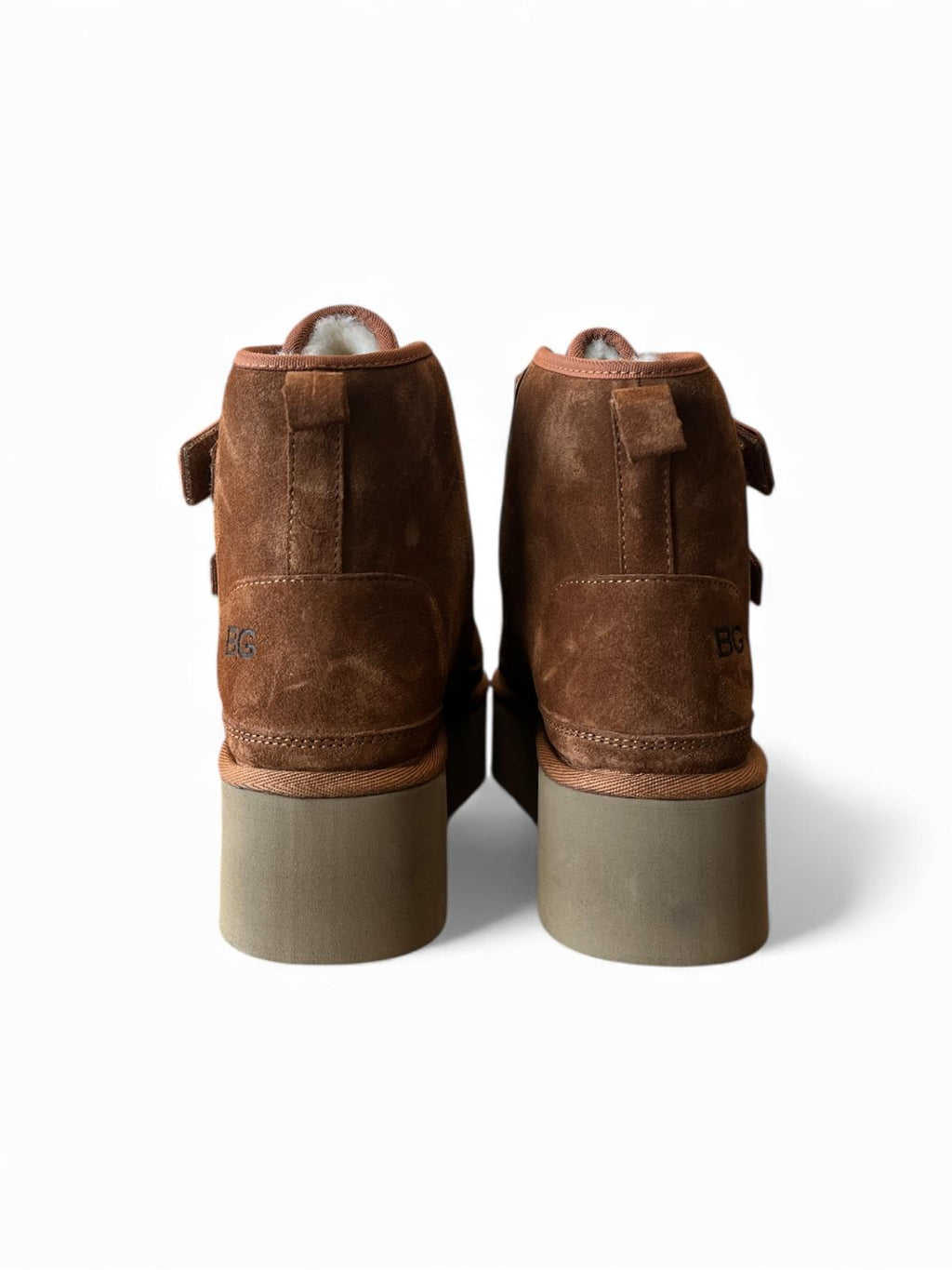 Begoria 'Nova' – Suede Platform Boots with Easy-Closure Begoria