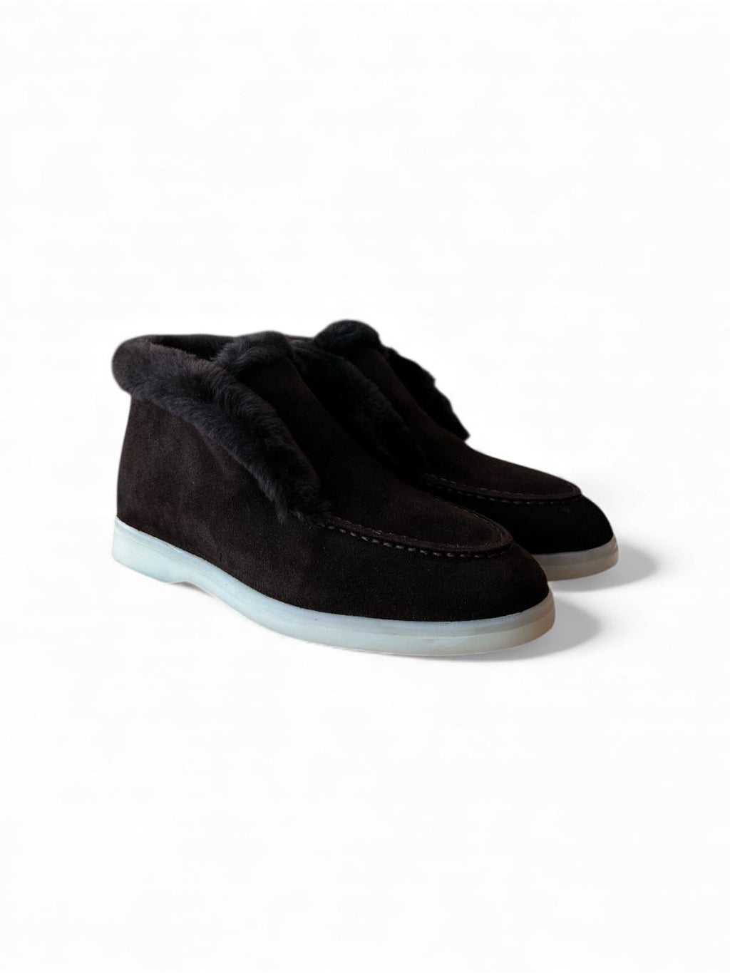Begoria 'Luna' – Suede Ankle Boots with Shearling Lining Begoria