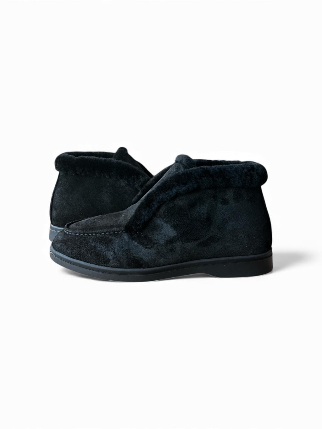 Begoria 'Luna' – Suede Ankle Boots with Shearling Lining Begoria