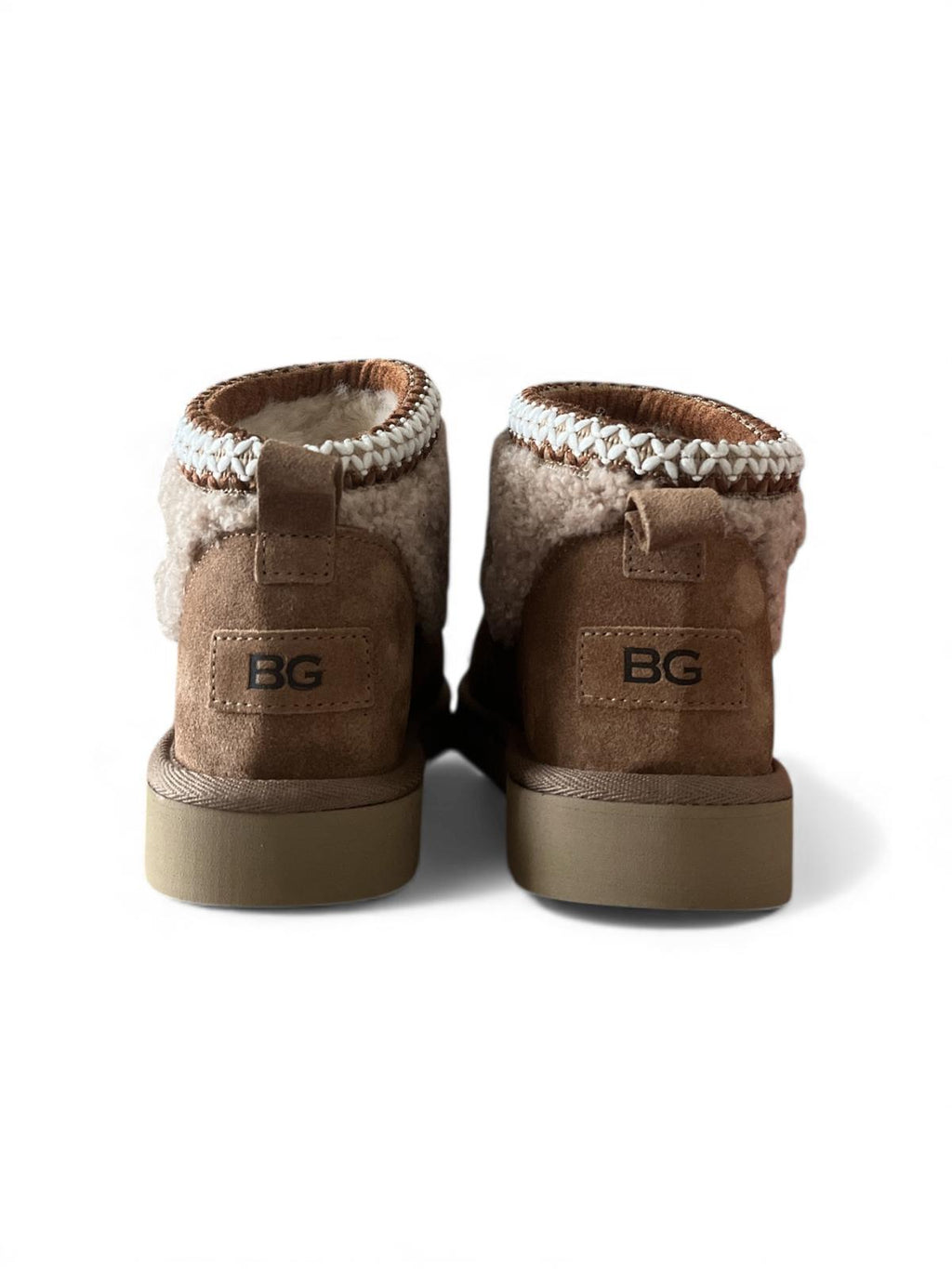 Begoria 'Sienna' – Suede Ankle Boots with Plush Collar Begoria