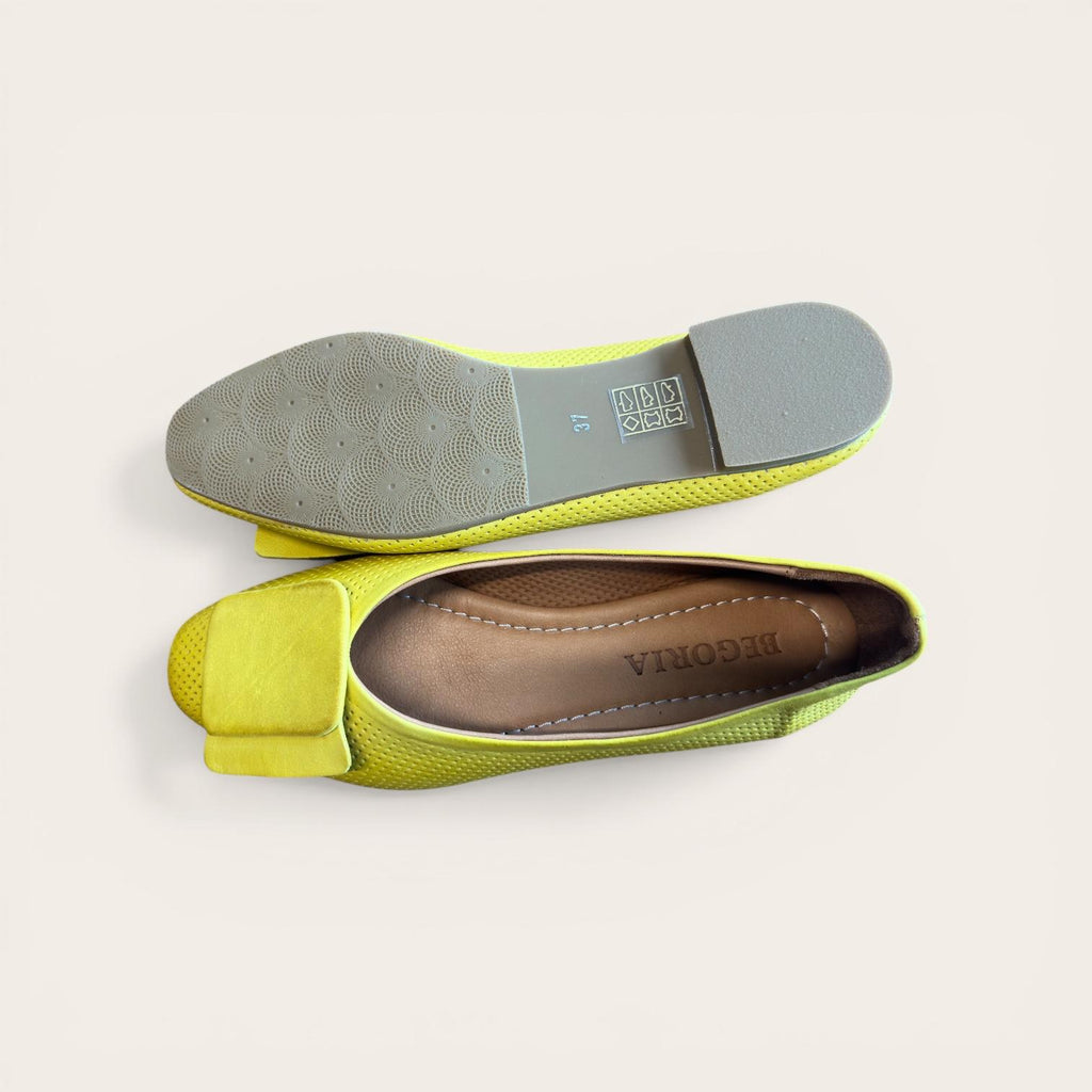 Begoria Snake - Genuine Leather Snake-Print Ballet Flats