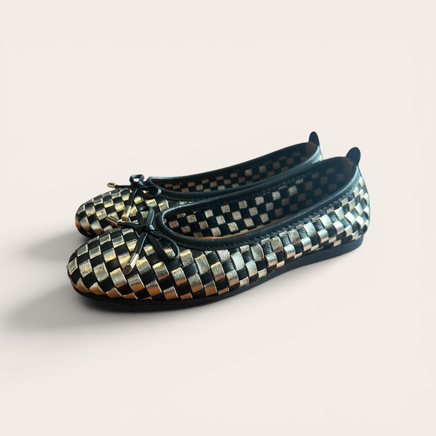 Begoria Weave - Handwoen Leather Ballerina Flats