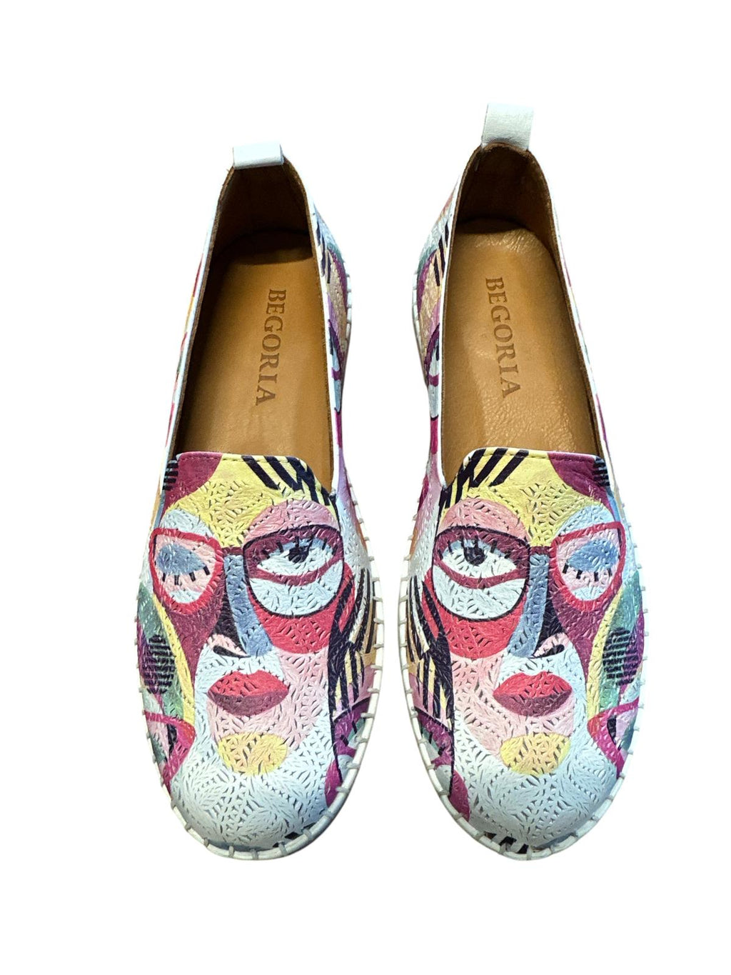 Begoria Vivid - Dynamic Print Slip-On Shoes in Multicolor Designs